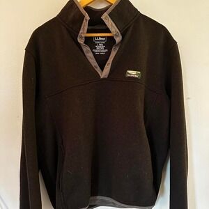 L.L. Bean Men's Quarter Button Sweatshirt